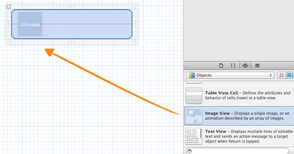 SimpleTableCell Drag ImageView