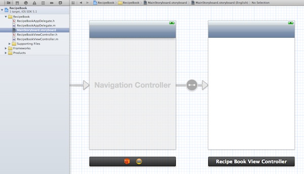 Storyboard Added with Navigation Controller