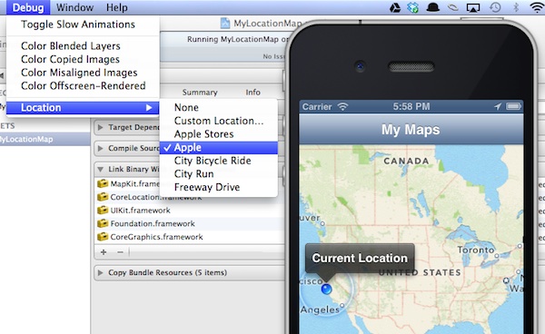 MyLocationMap App Fake Location
