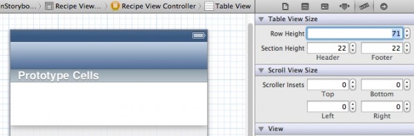 CustomTableView - Change Row Height