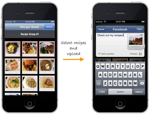 Recipe Collection App Facebook Deliverable