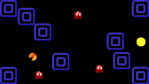 Maze Game Pacman rotates