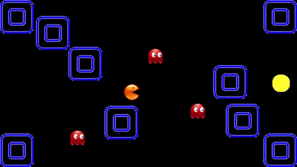 Maze Game Pacman without rotation