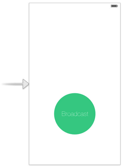 iBeacons - Broadcast Button