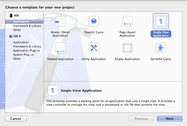 Create a New Xcode Project