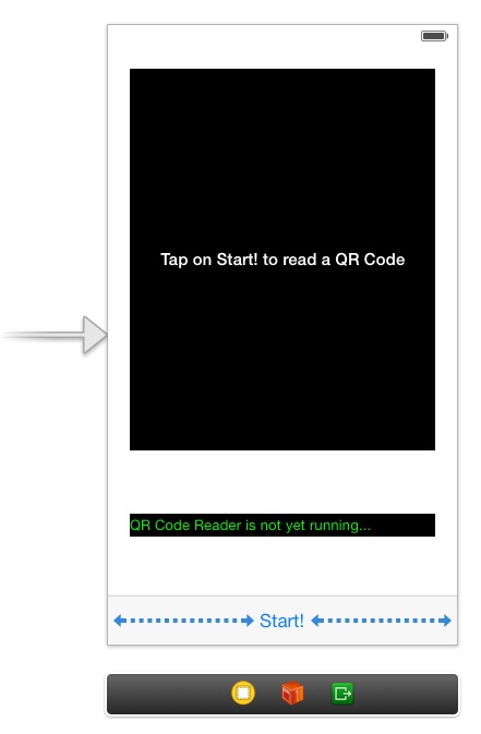 QR Code iPhone Interface