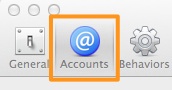Xcode Account tab