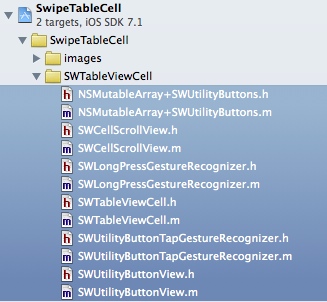 swtableviewcell files