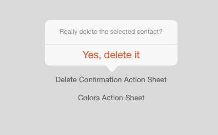 Delete Confirmation on iPad