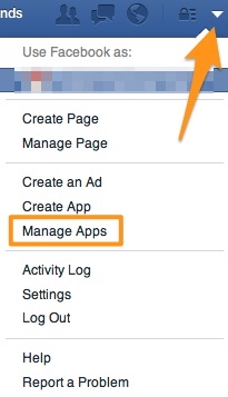 Facebook Login - Manage App Options