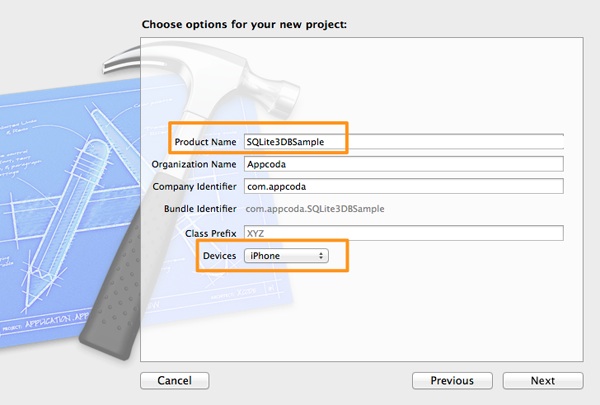 Xcode Project Option