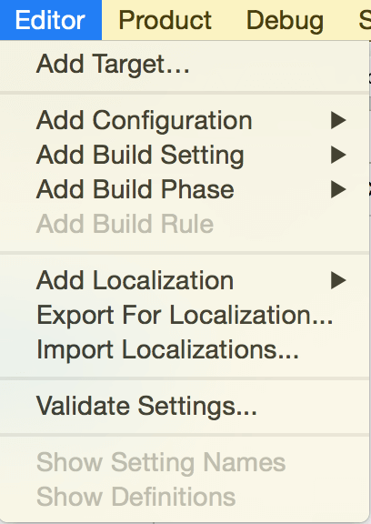 xcode-add-target