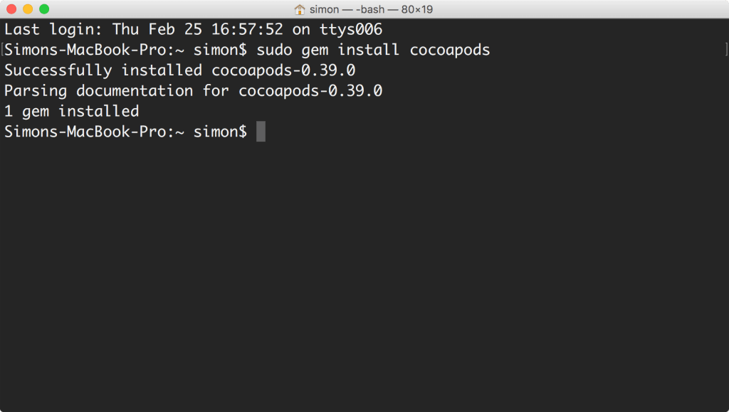 cocoapods-install