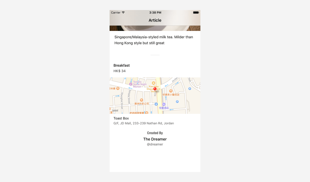 uitableviewcell with maps
