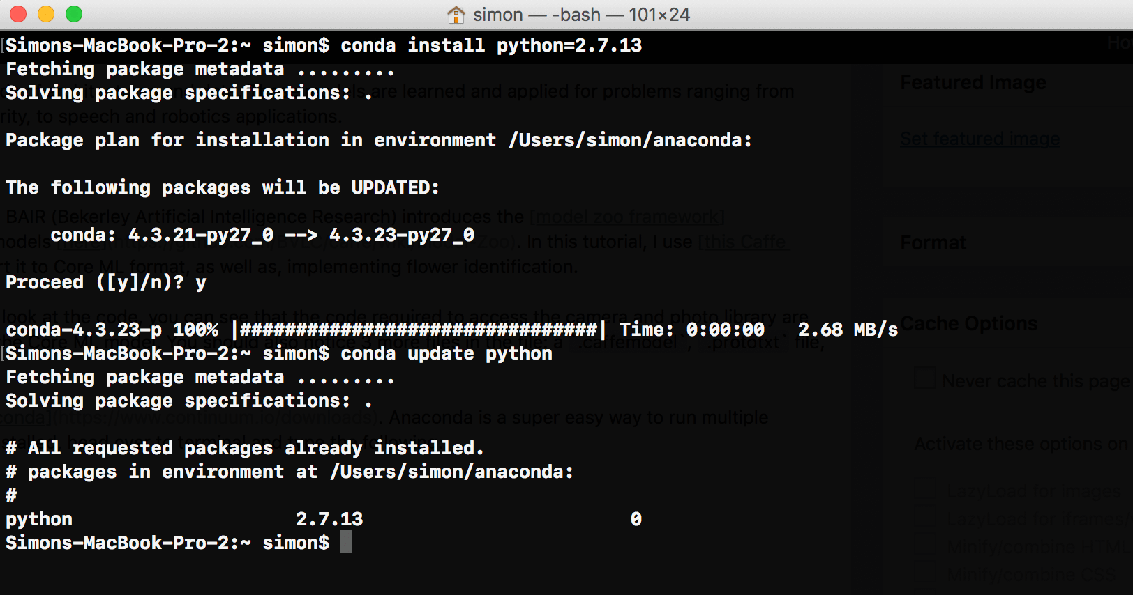 install-python-terminal