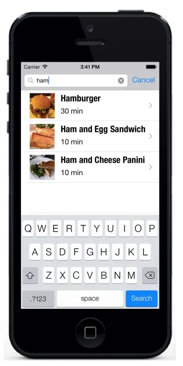 How To Implement Search Bar in iOS 7 Using Storyboard