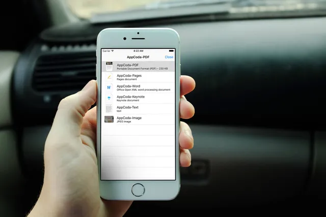 Using Quick Look Framework for Previewing Documents