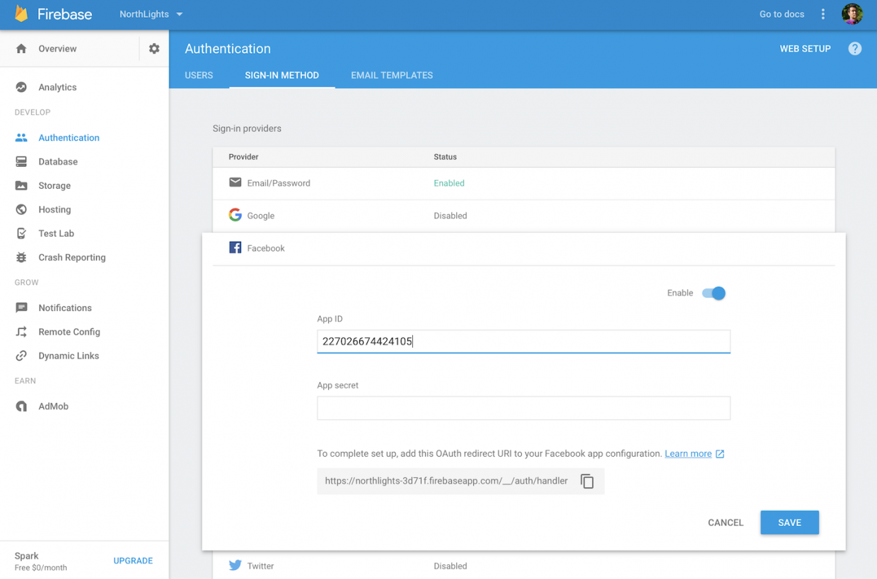 Using Firebase to Integrate Facebook Login in iOS Apps