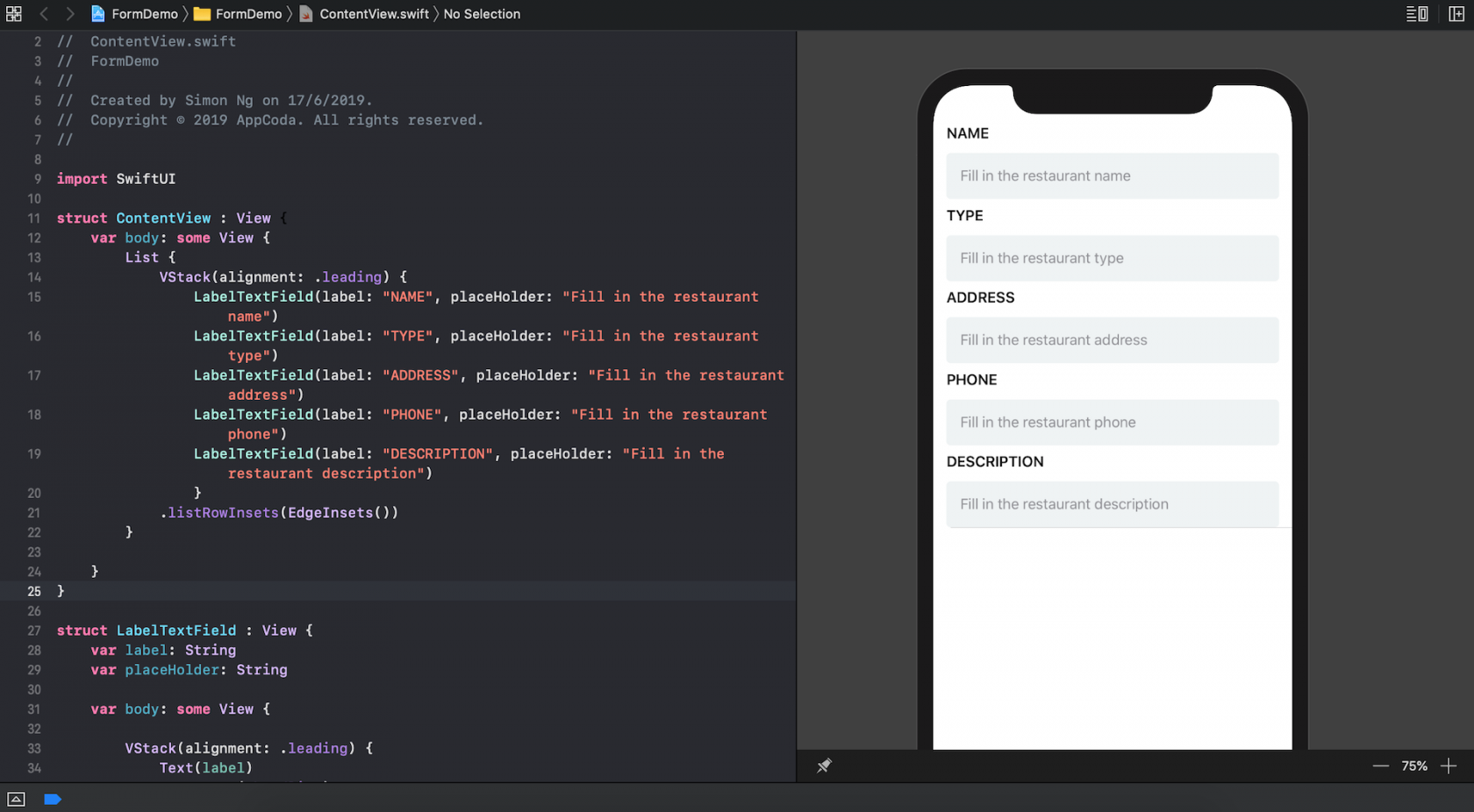 How to Build a Form UI with SwiftUI