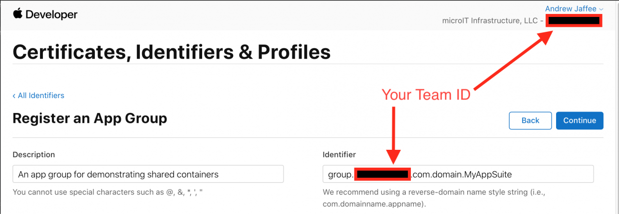 Using App Groups for communication between macOS/iOS apps from the Same ...