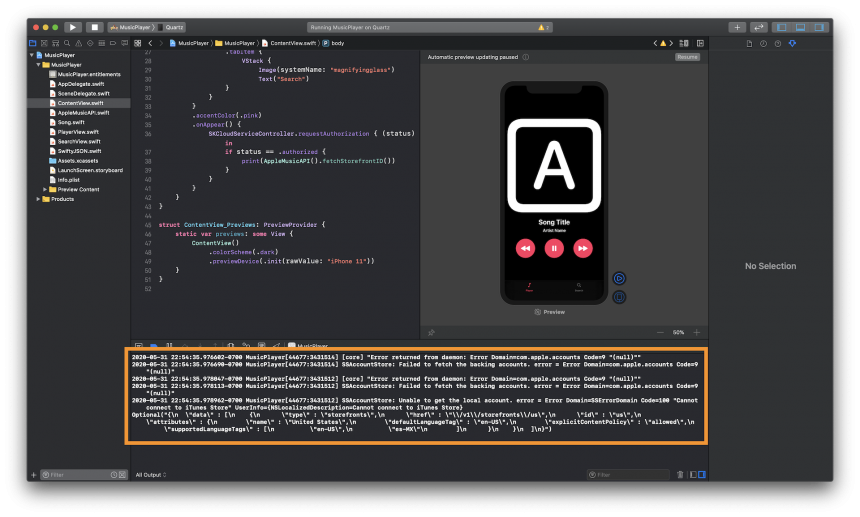 Using MusicKit and Apple Music API to Build a Music Player