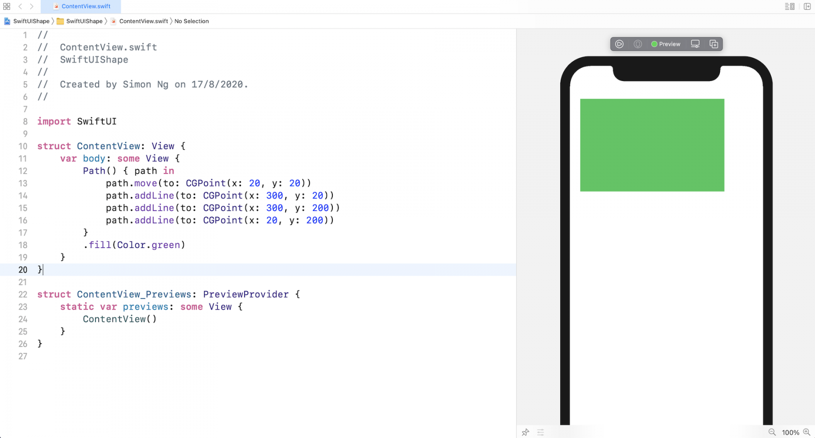 How to Draw Lines and Create Pie Charts Using SwiftUI