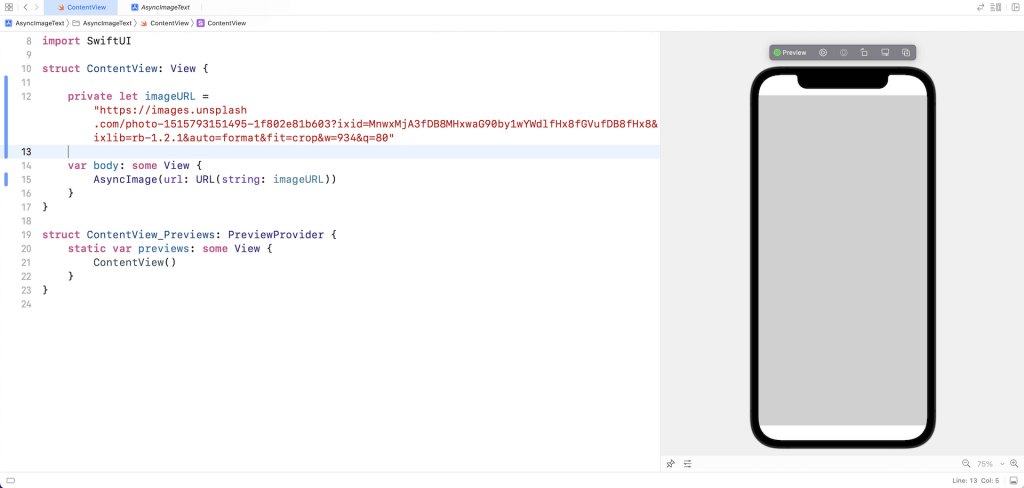 Using AsyncImage in SwiftUI for Loading Images Asynchronously