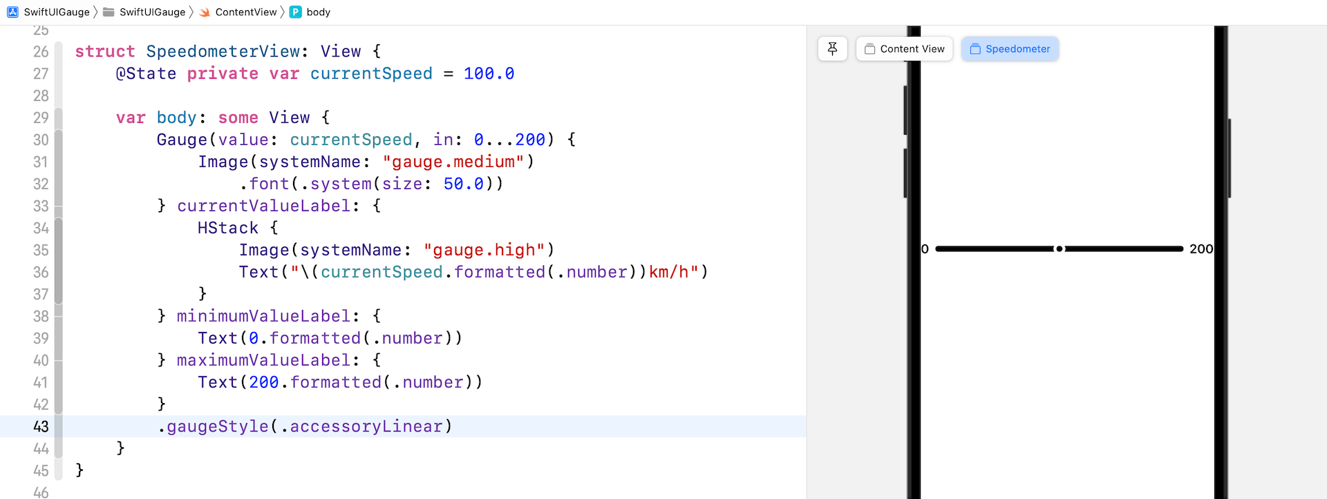 swiftui-gauge-current-value