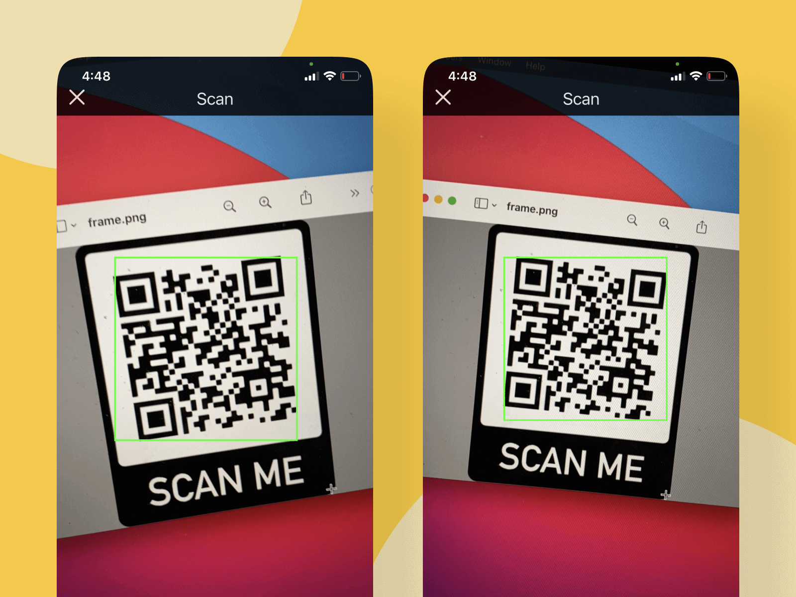 11. Scan QR Code Using Framework · Intermediate iOS 15 with Swift (Sample)