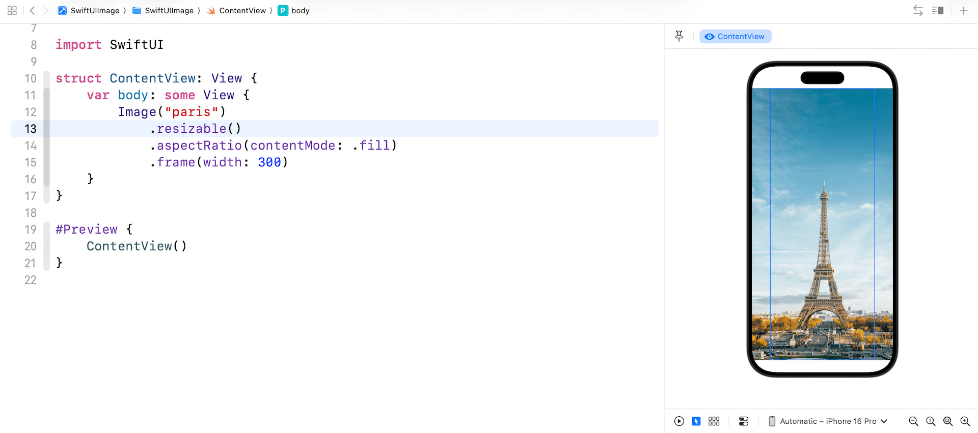 Figure 11. Using .fill content mode