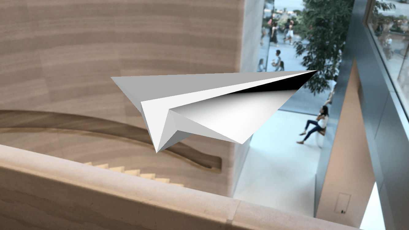 arkit-paperplane-light