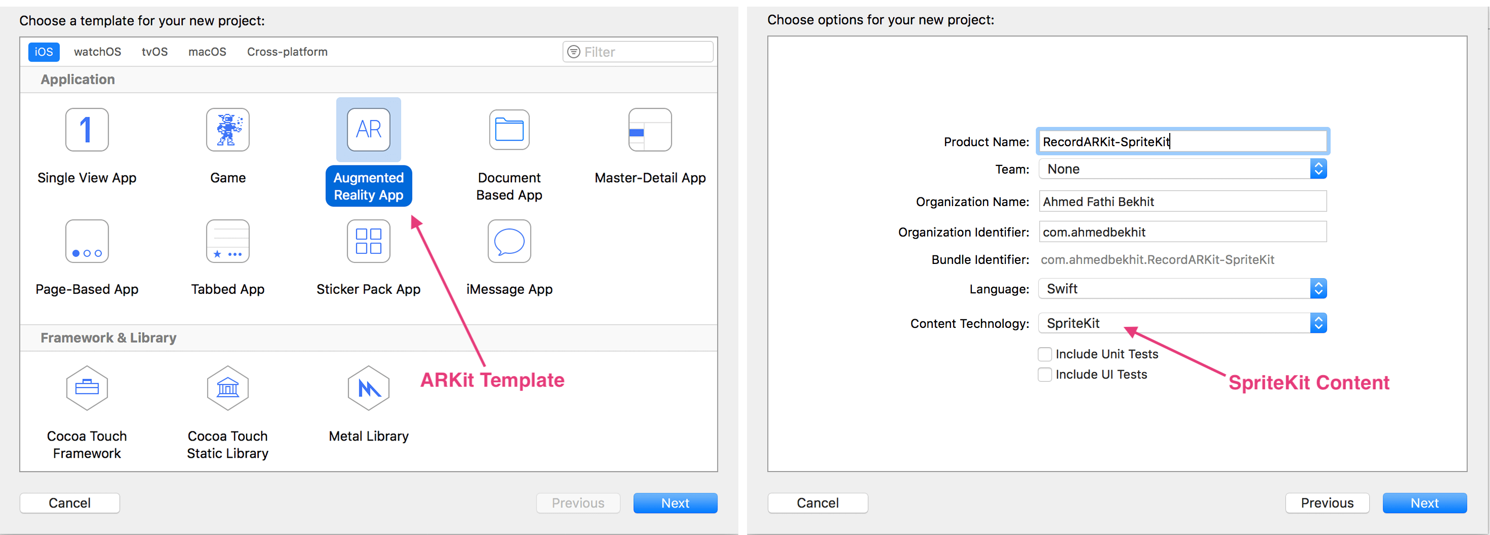 Create Xcode Project