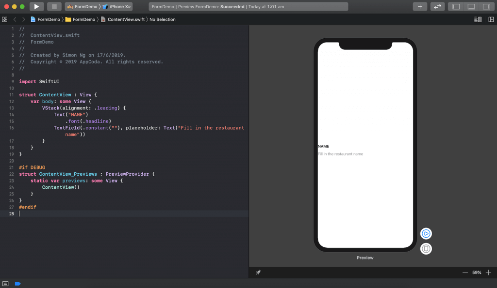 swiftui-form-design-canvas-preview