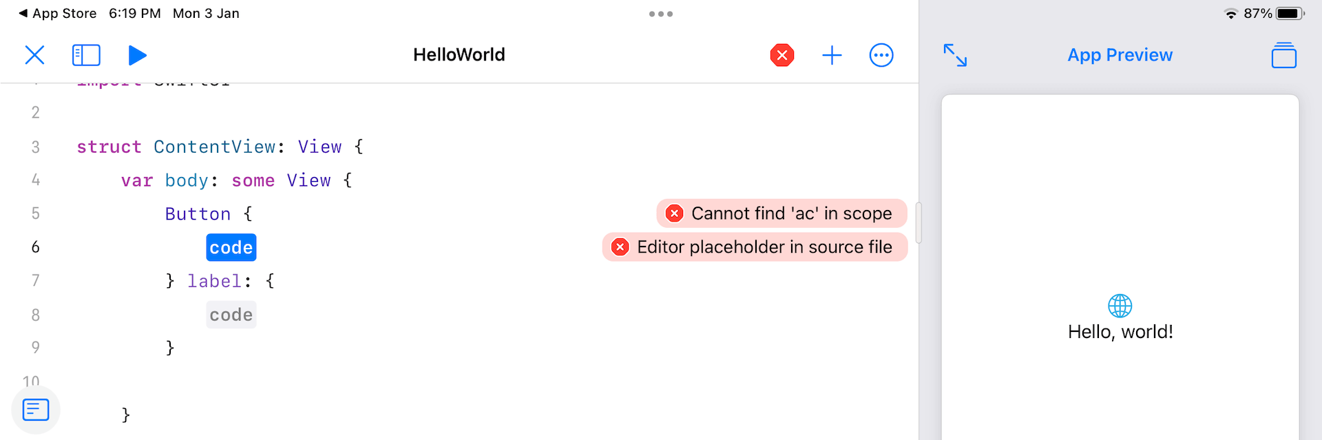swift-playgrounds-swiftui-button