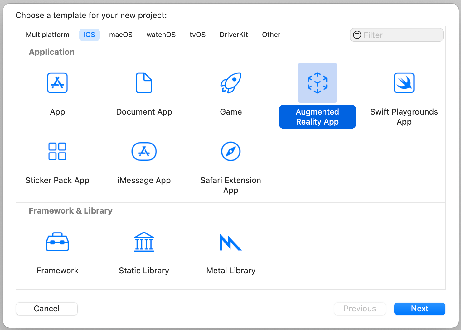 ARKit-ios-app-template