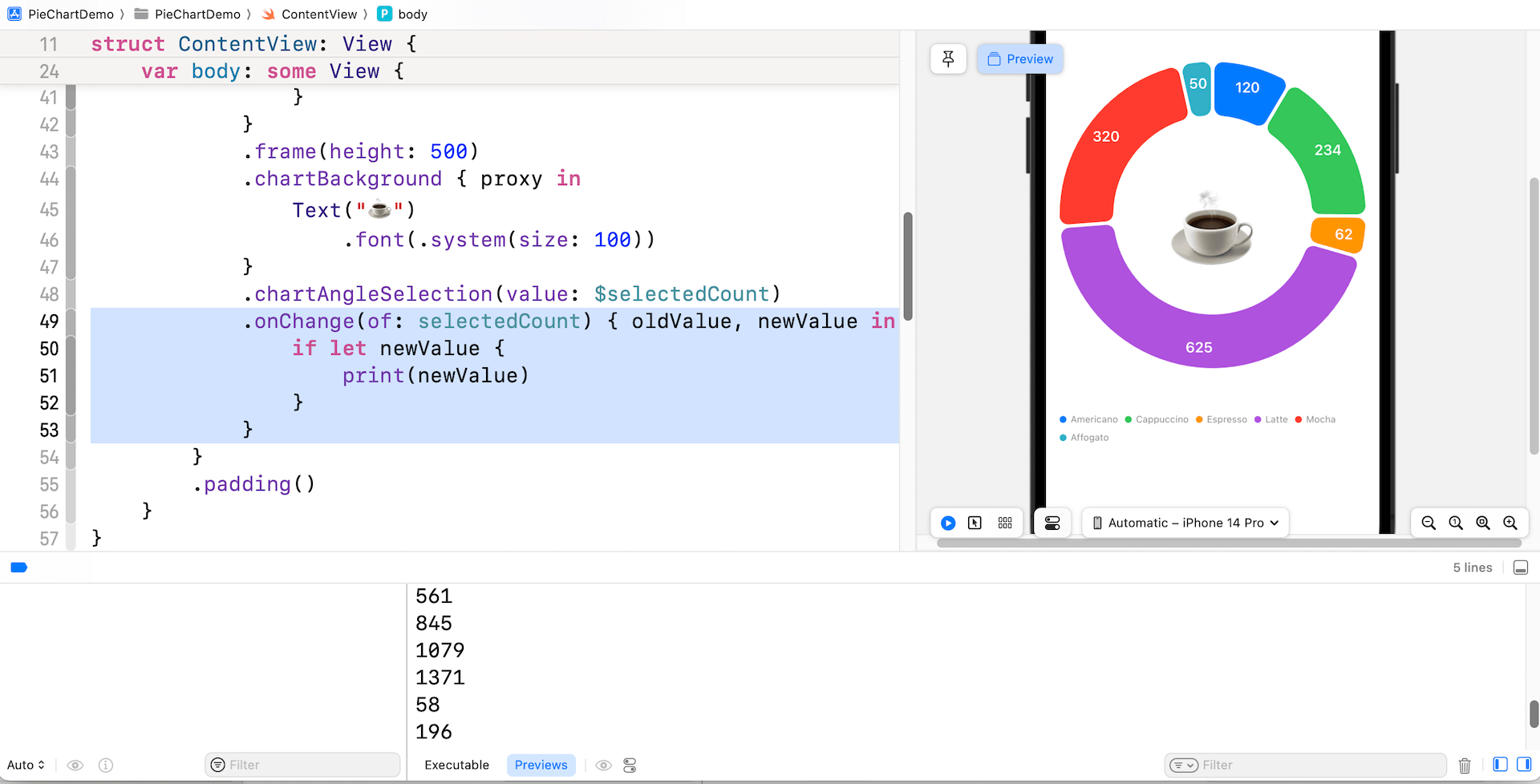 swiftui-chartangleselection-pie-chart